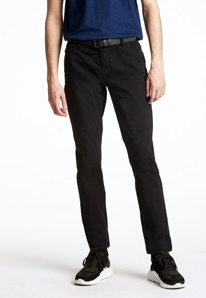 J.LIND-CLASSIC-MEN-CHINOS | BLACK