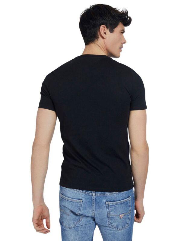 GUESS Classic Logo Slim Fit T-Shirt | Black