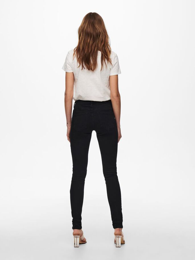 ONLY SKINNY JEANS HIGH RISE | BLACK