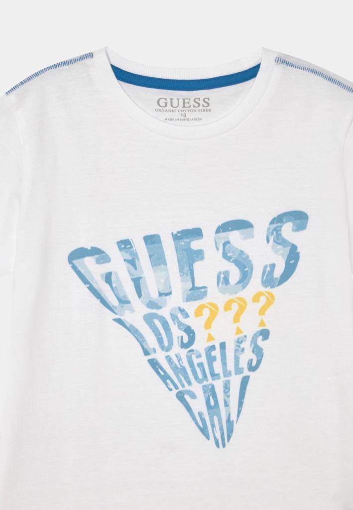 GUESS kids T-Shirt White With Graphic Logo