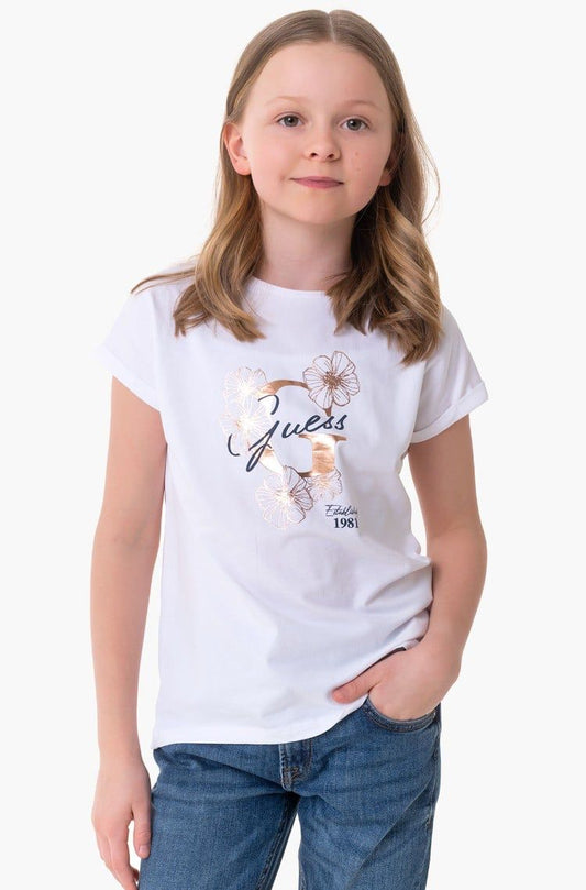 GUESS kids T-Shirt Short Sleeve | WHITE