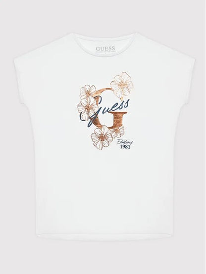 GUESS kids T-Shirt Short Sleeve | WHITE