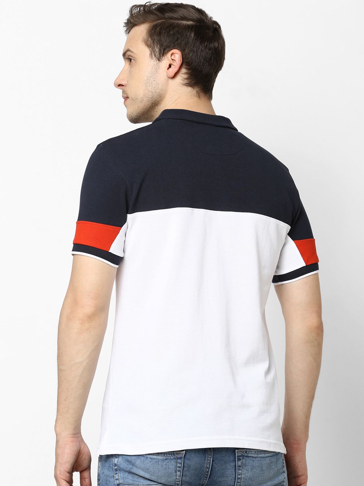 CELIO PERMIUM OPTICAL WHITE POLO SHIRT