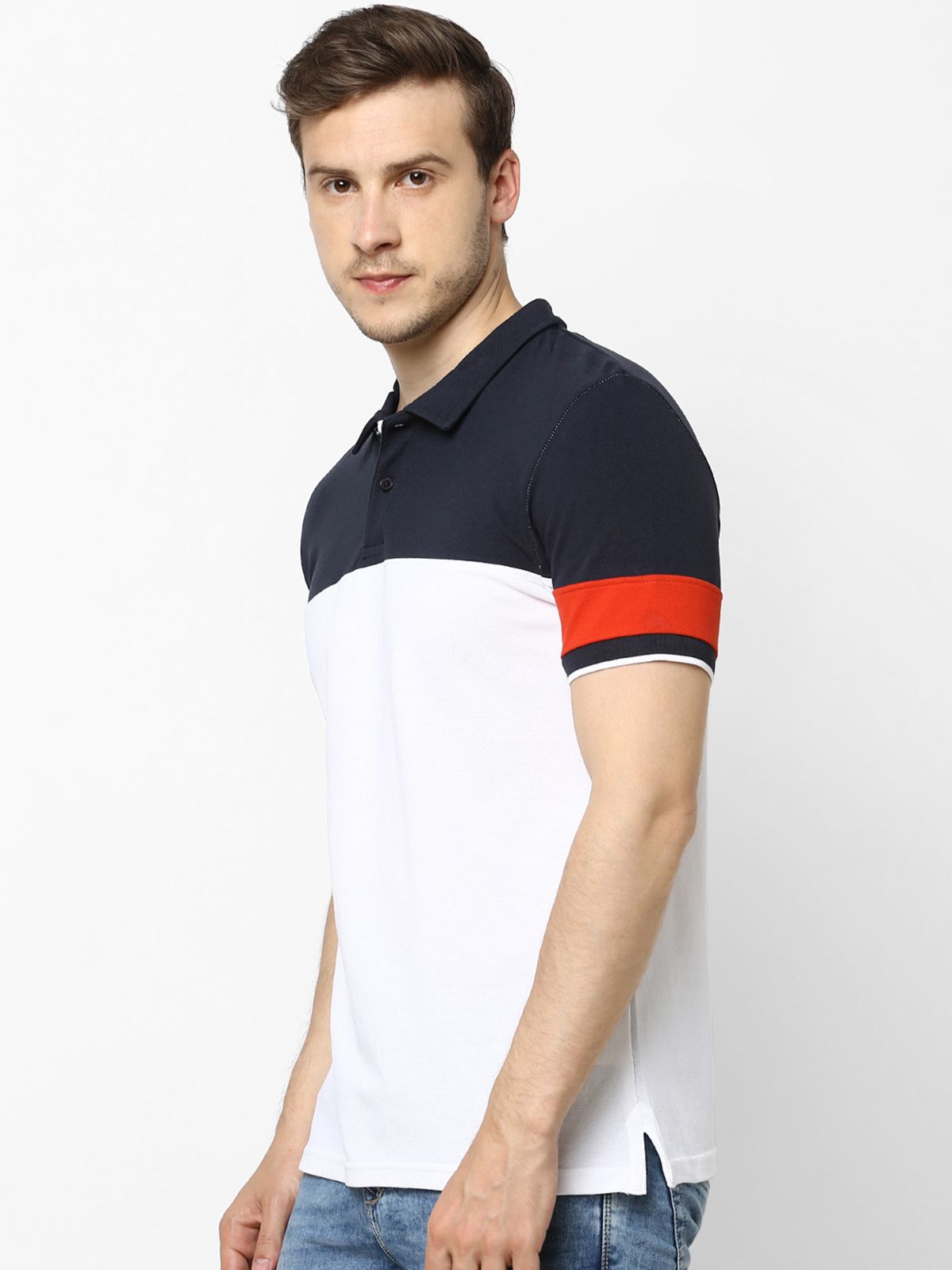 CELIO PERMIUM OPTICAL WHITE POLO SHIRT