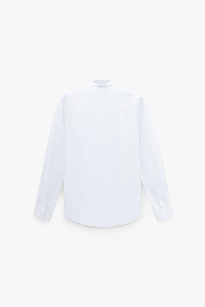 ZARA MENS PREMIUM COTTON SHIRT | WHITE