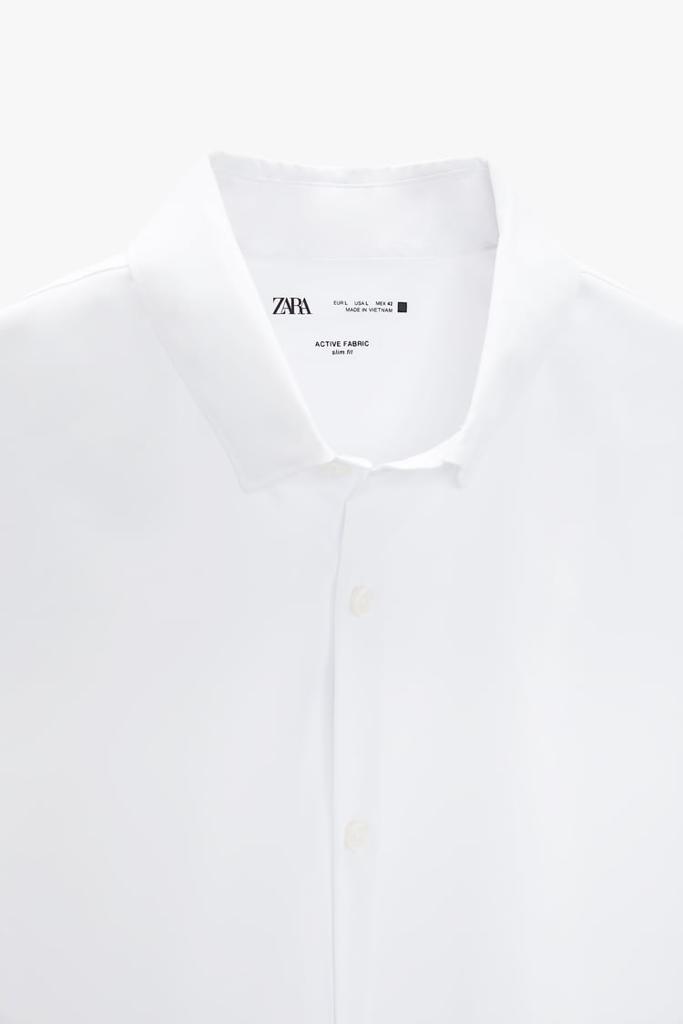 ZARA MENS PREMIUM COTTON SHIRT | WHITE