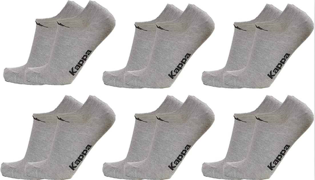 K.A.P.P.A- 3 PAIRS OF HALF SOCKS MAN-WOMAN-UNISEX | GREY