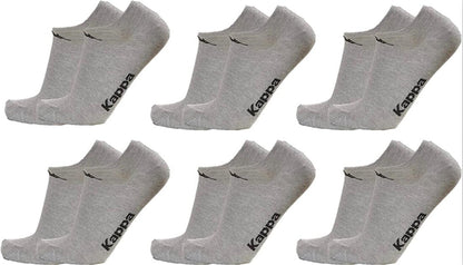 K.A.P.P.A- 3 PAIRS OF HALF SOCKS MAN-WOMAN-UNISEX | L.GREY