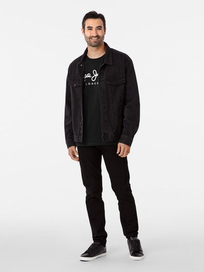 PEPE JEANS LONDON-PREMIUM T-SHIRT | BLACK