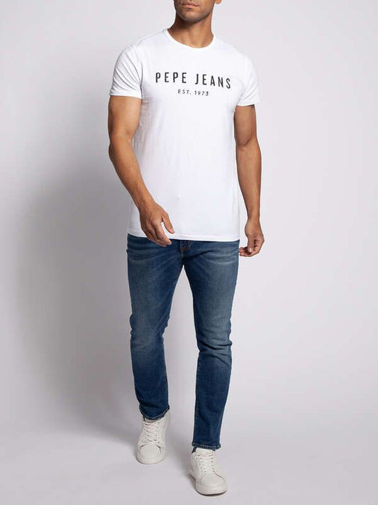 PEPE JEANS 1973 EDITION-PREMIUM SLIM FIT-T-SHIRT | WHITE