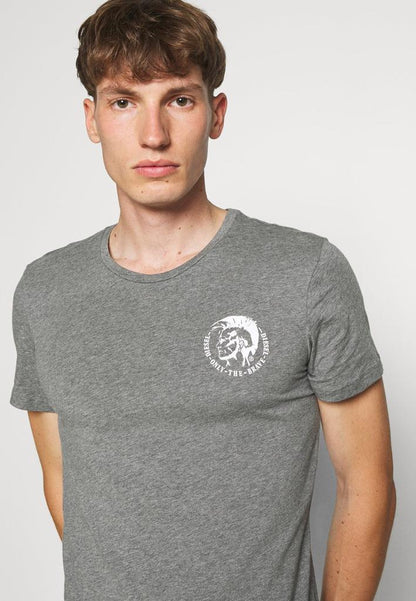 DIESEL. CREW NECK FLEXIBLE T-SHIRT | GREY