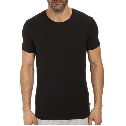 DIESEL. FLEXIBLE CREW NECK T-SHIRT | BLACK