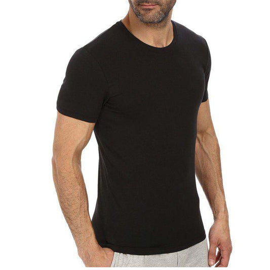 DIESEL. FLEXIBLE CREW NECK T-SHIRT | BLACK