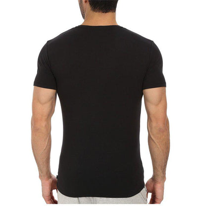 DIESEL. FLEXIBLE CREW NECK T-SHIRT | BLACK