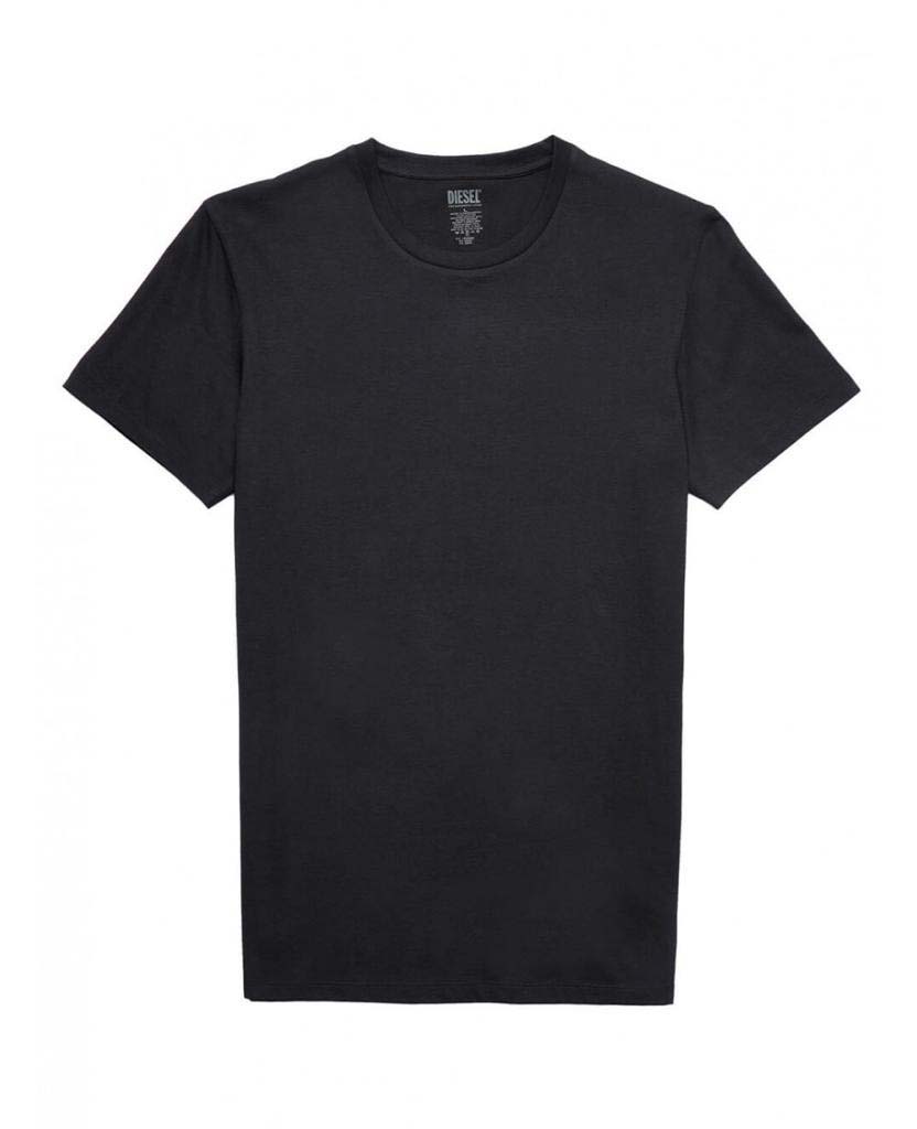 DIESEL. FLEXIBLE CREW NECK T-SHIRT | BLACK