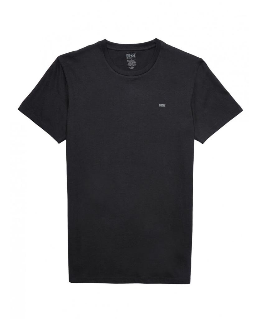 DIESEL. CREW NECK FLEXIBLE T-SHIRT | BLACK