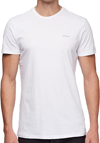 DIESEL. CREW NECK FLEXIBLE T-SHIRT | WHITE