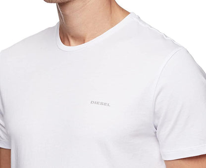 DIESEL. CREW NECK FLEXIBLE T-SHIRT | WHITE