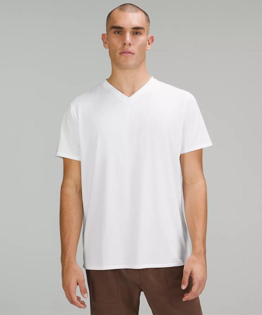 DIESEL-V NECK FLEXIBLE T-SHIRT | WHITE