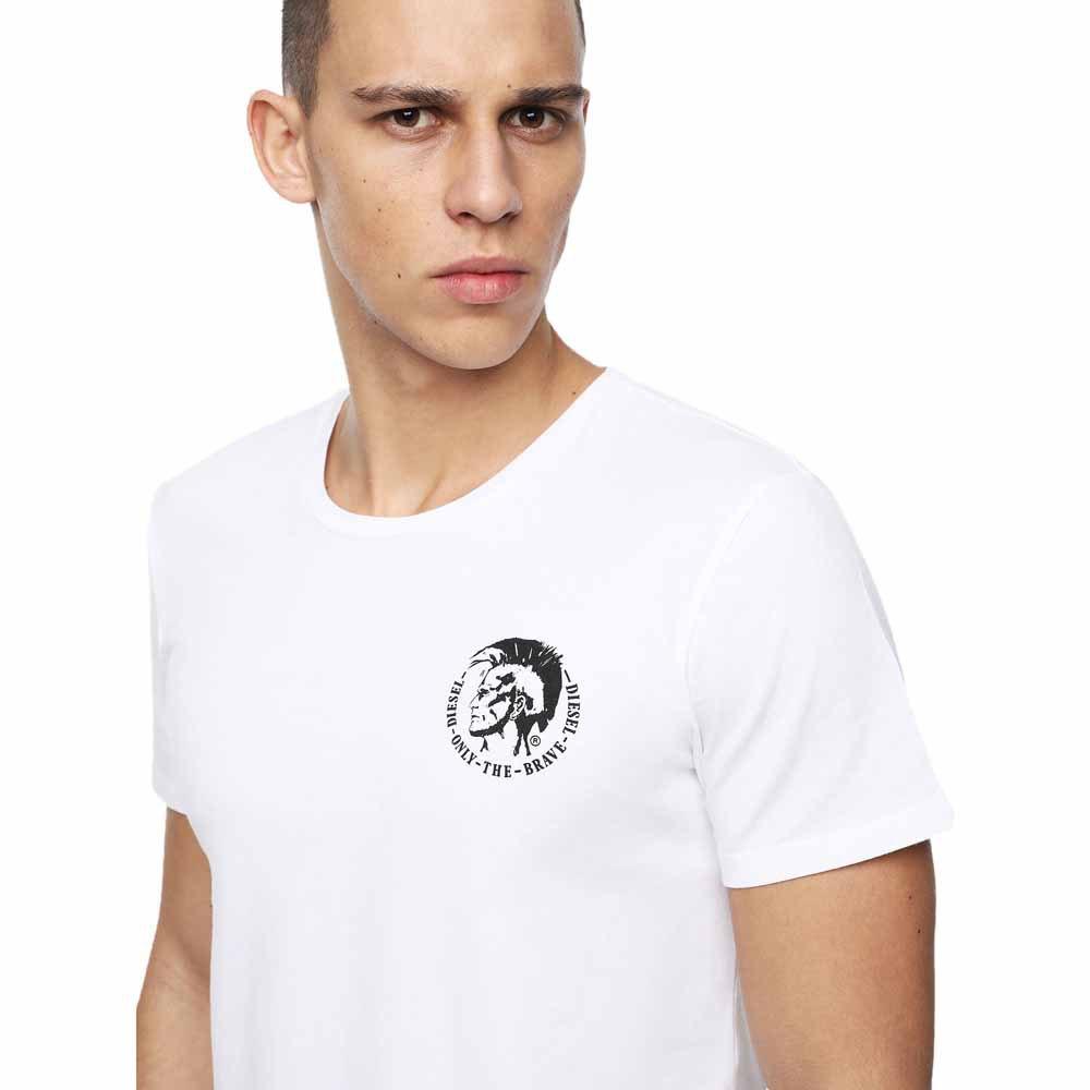 DIESEL. CREW NECK FLEXIBLE T-SHIRT | WHITE