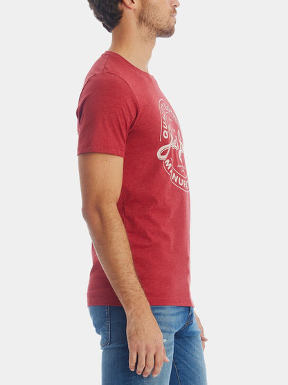 JACK & JONES.- PREMIUM REGULAR FIT T-SHIRT | RED