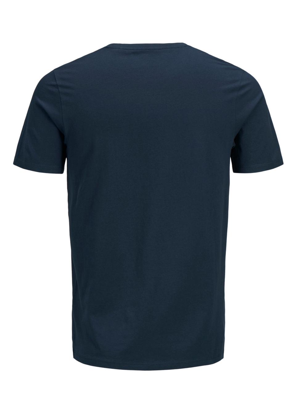 JACK & JONES. LOGO-PREMIUM T-SHIRT | NAVY