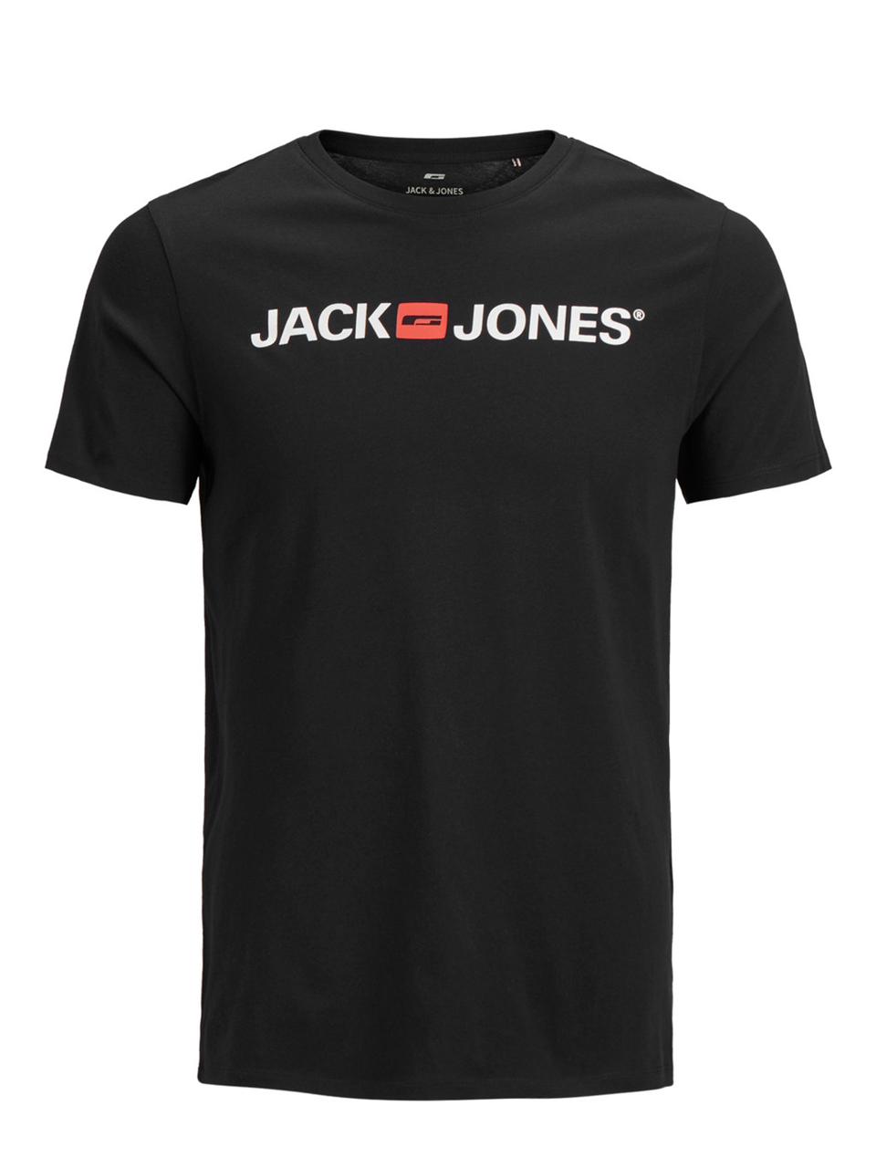 JACK & JONES LOGO-PREMIUM T-SHIRT | BLACK