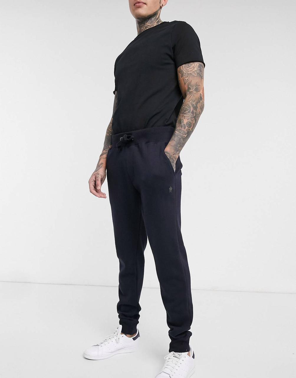 FC FRENCH CONNECTION MENS JOGGING TROUSER-PLAIN | MARINE