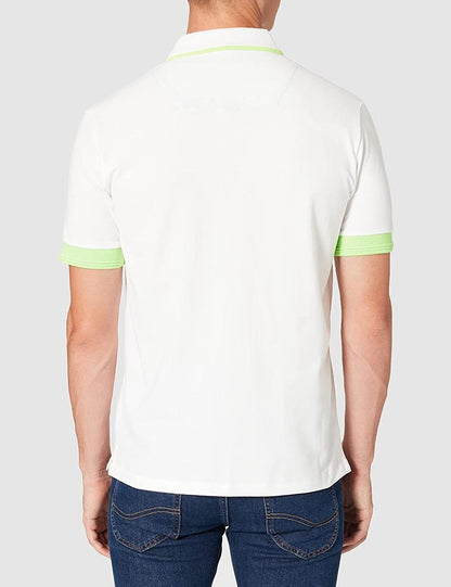 REPLAY.- DYED C0TT0N PIQUET SHORT SLEEVE POLO | WHITE