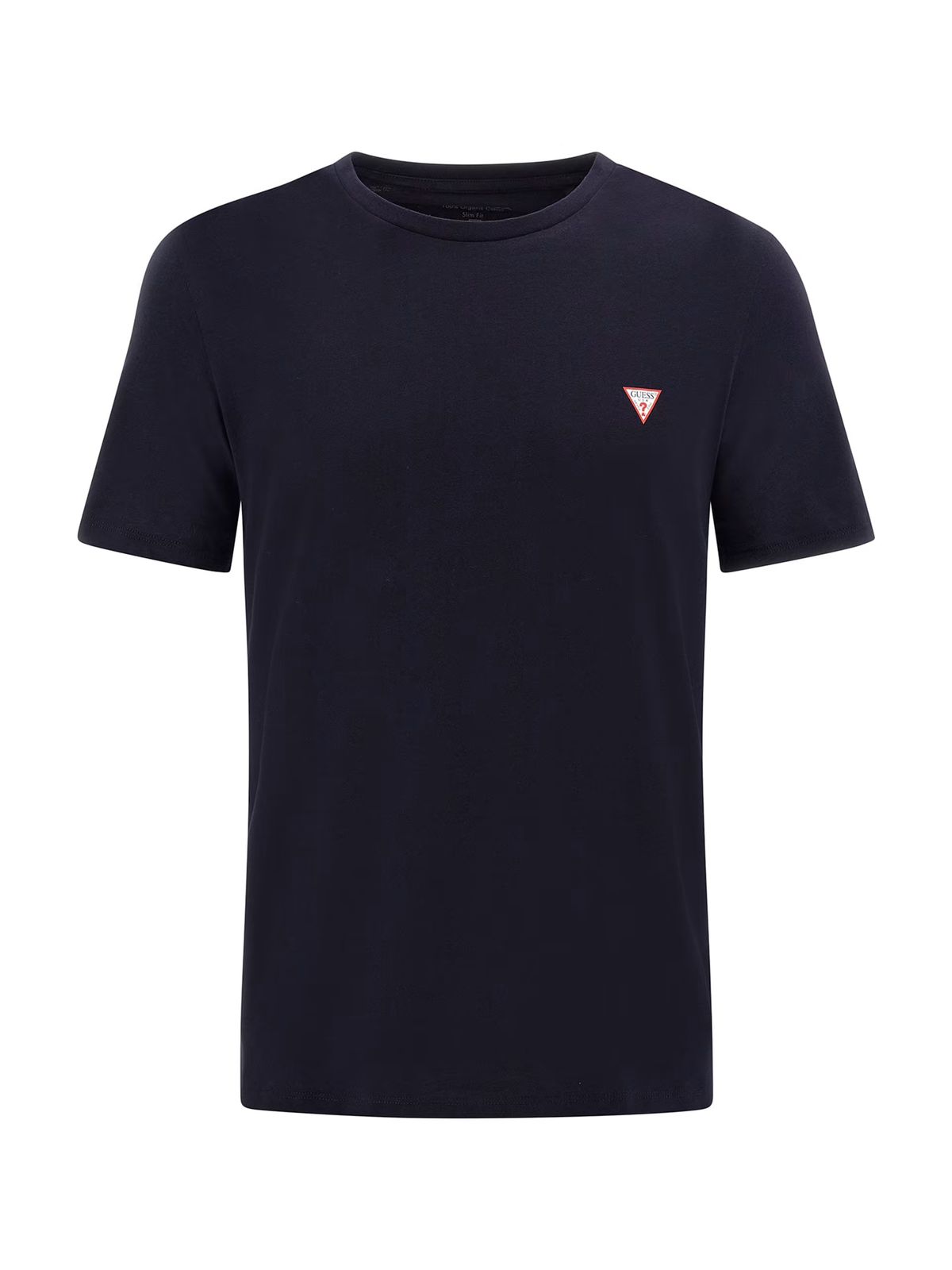 GUESS-SLIM FIT-ROUND NECK-LOGO | NAVY BLUE