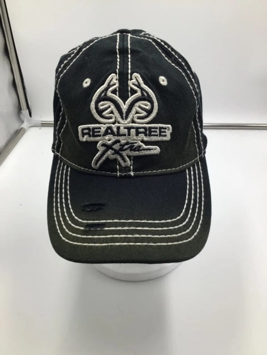 REALTREE XTRA HAT BASEBALL CAP PARAMOUNT OUTDOORS FLEXFIT S/M HUNTING | BLACK