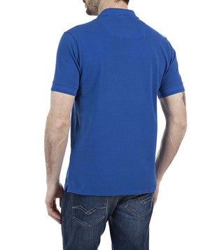 REPLAY.- C0TT0N PIQUET SHORT SLEEVE POLO | ROYAL BLUE