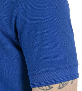 REPLAY.- C0TT0N PIQUET SHORT SLEEVE POLO | ROYAL BLUE