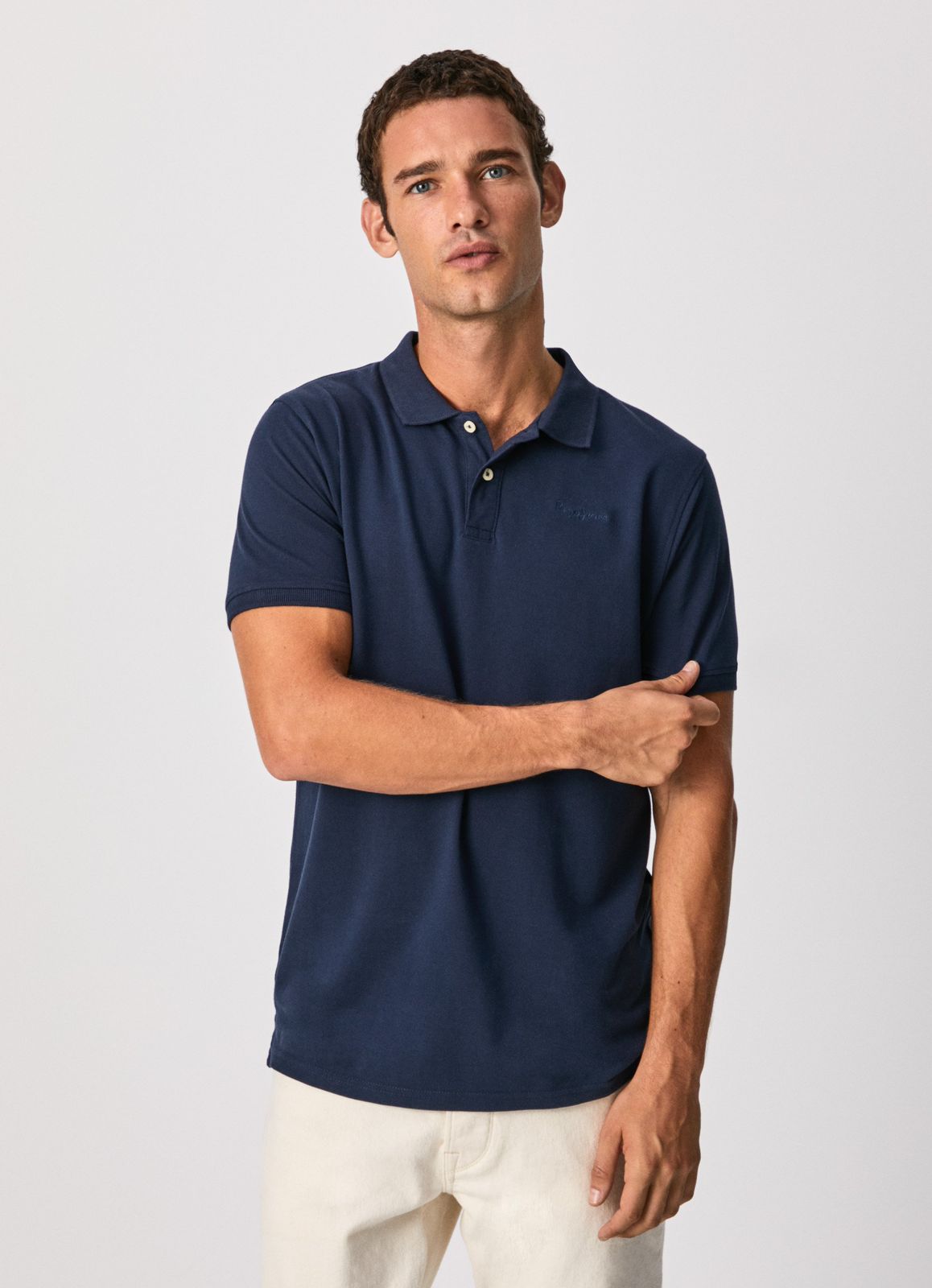 PEPE JEANS JET COTTON POLO | D.BLUE