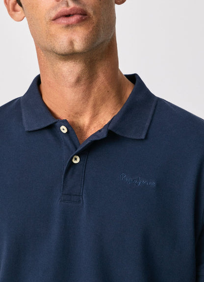 PEPE JEANS JET COTTON POLO | D.BLUE