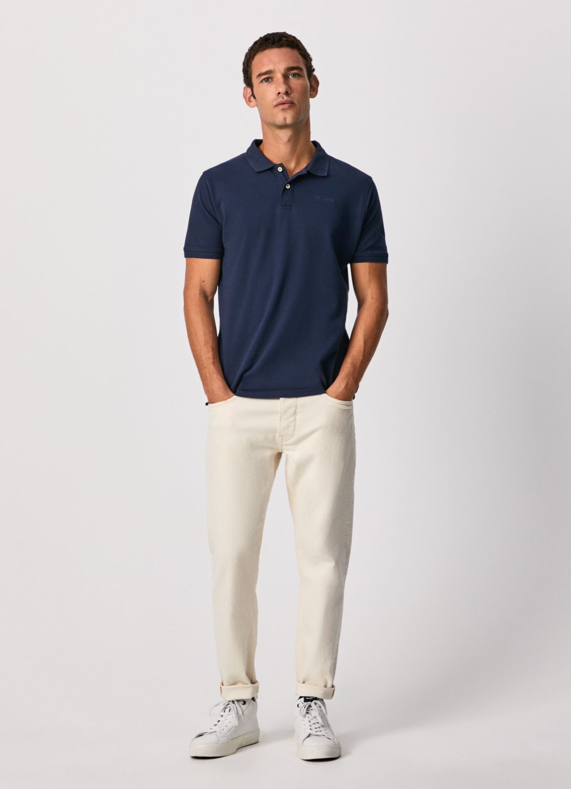 PEPE JEANS JET COTTON POLO | D.BLUE