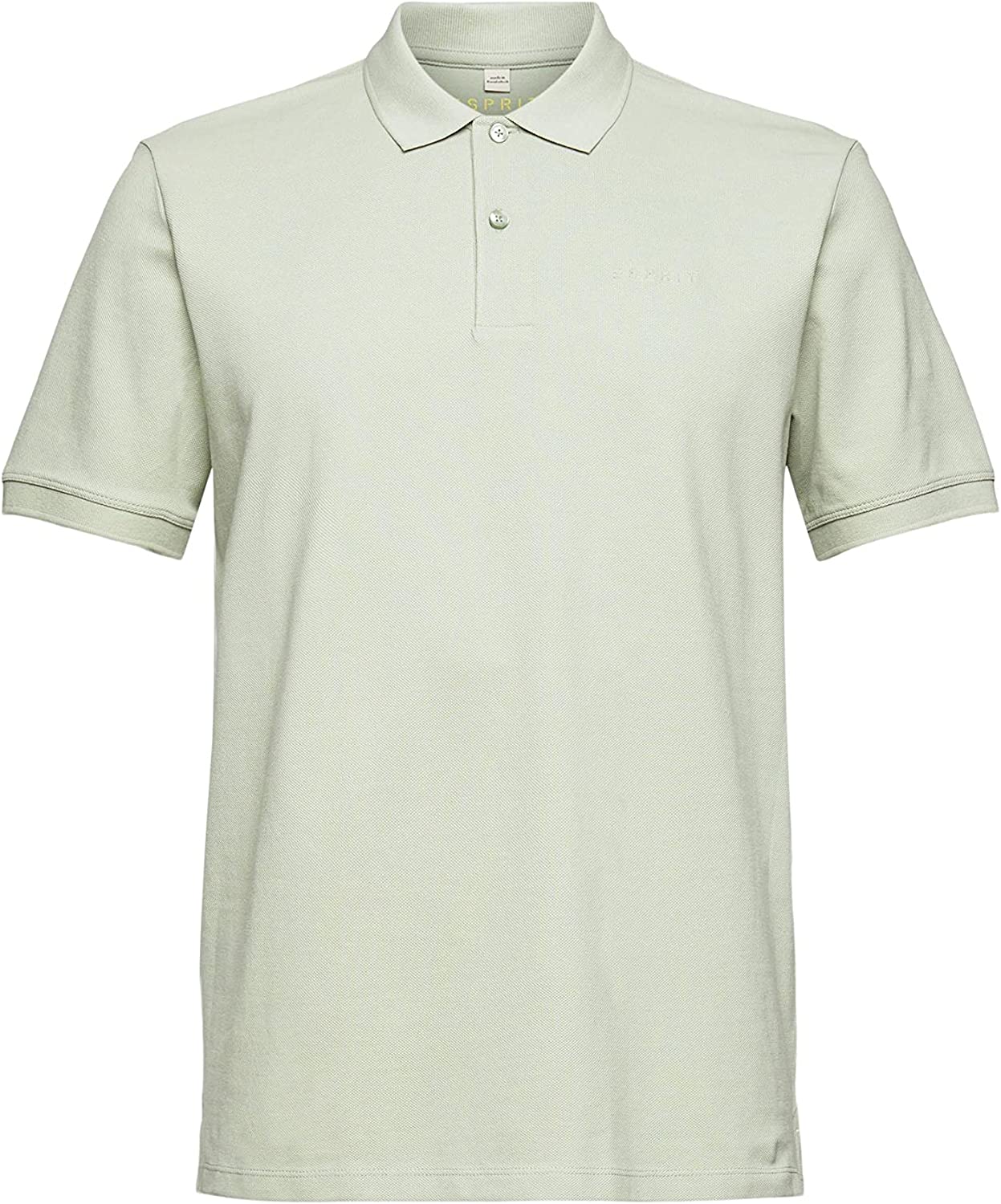 ESPRIT SLIM FIT MENS POLO SHIRT | LIGHT PISTACHIO GREEN