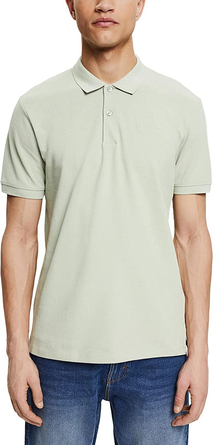 ESPRIT SLIM FIT MENS POLO SHIRT | LIGHT PISTACHIO GREEN