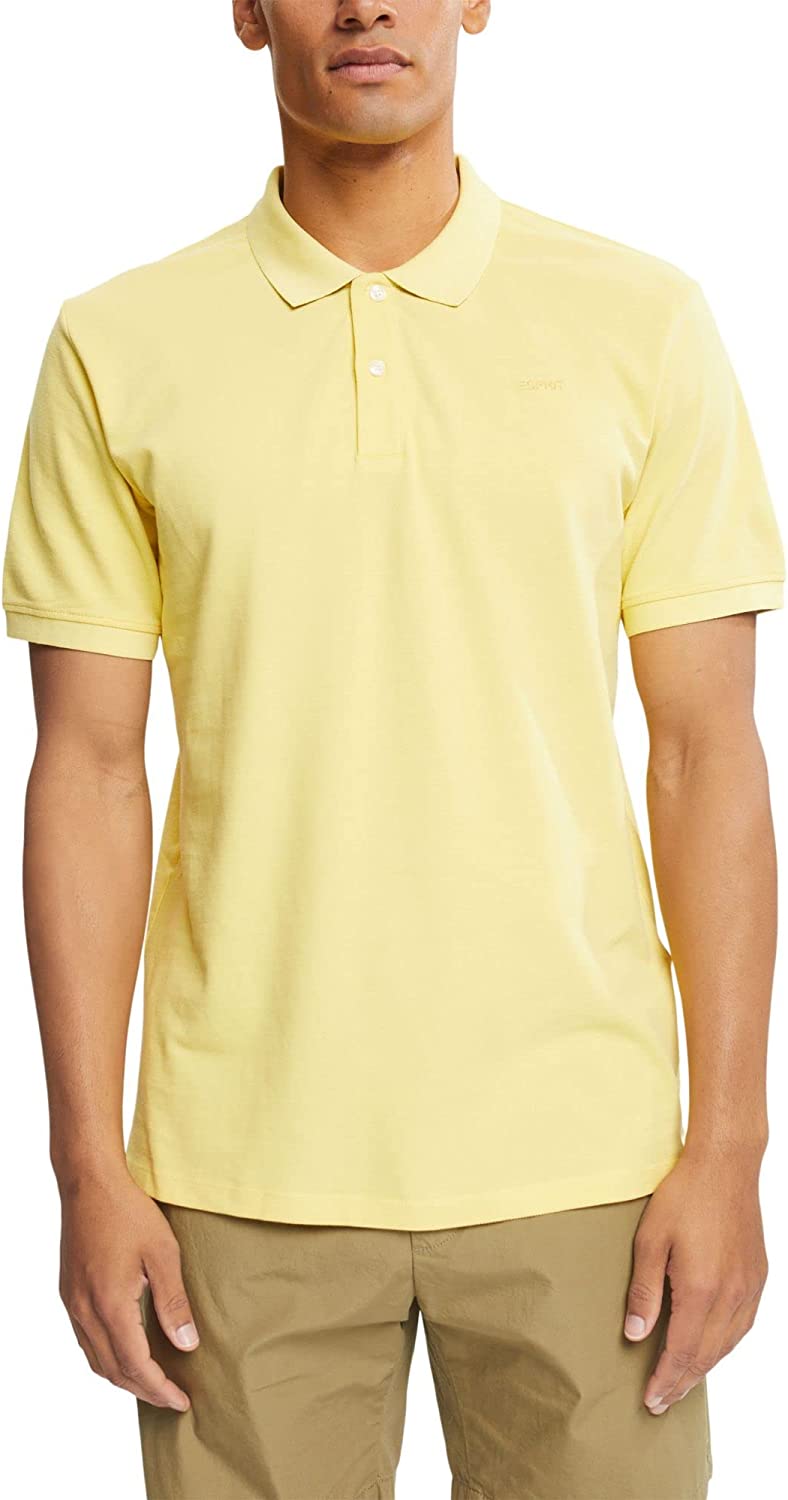 ESPRIT SLIM FIT MENS POLO SHIRT | YELLOW