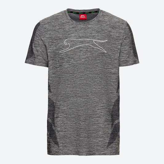 SLAZENGER. DRI FIT MEN SPORTS WORK OUT T-SHIRT | GREY