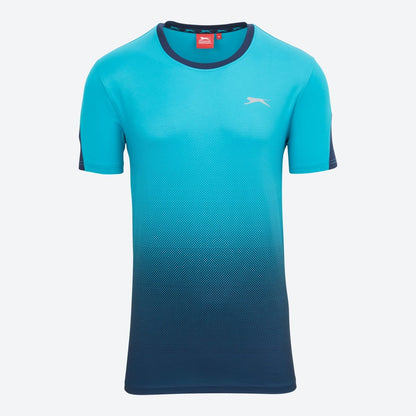 SLAZENGER. DRI FIT MEN SPORTS WORK OUT T-SHIRT | SEA GREEN