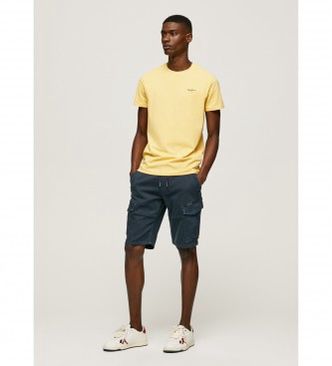 PEPE JEANS LONDON JACK SLIM FIT T-SHIRT | YELLOW