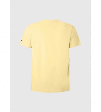 PEPE JEANS LONDON JACK SLIM FIT T-SHIRT | YELLOW