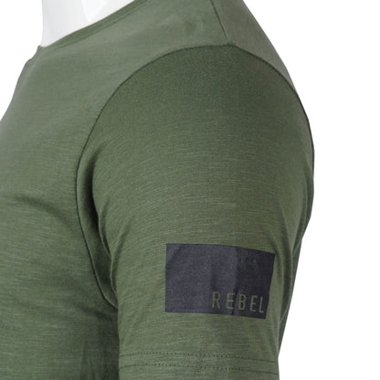 REBEL BASIC CREW NECK T SHIRT | THYME