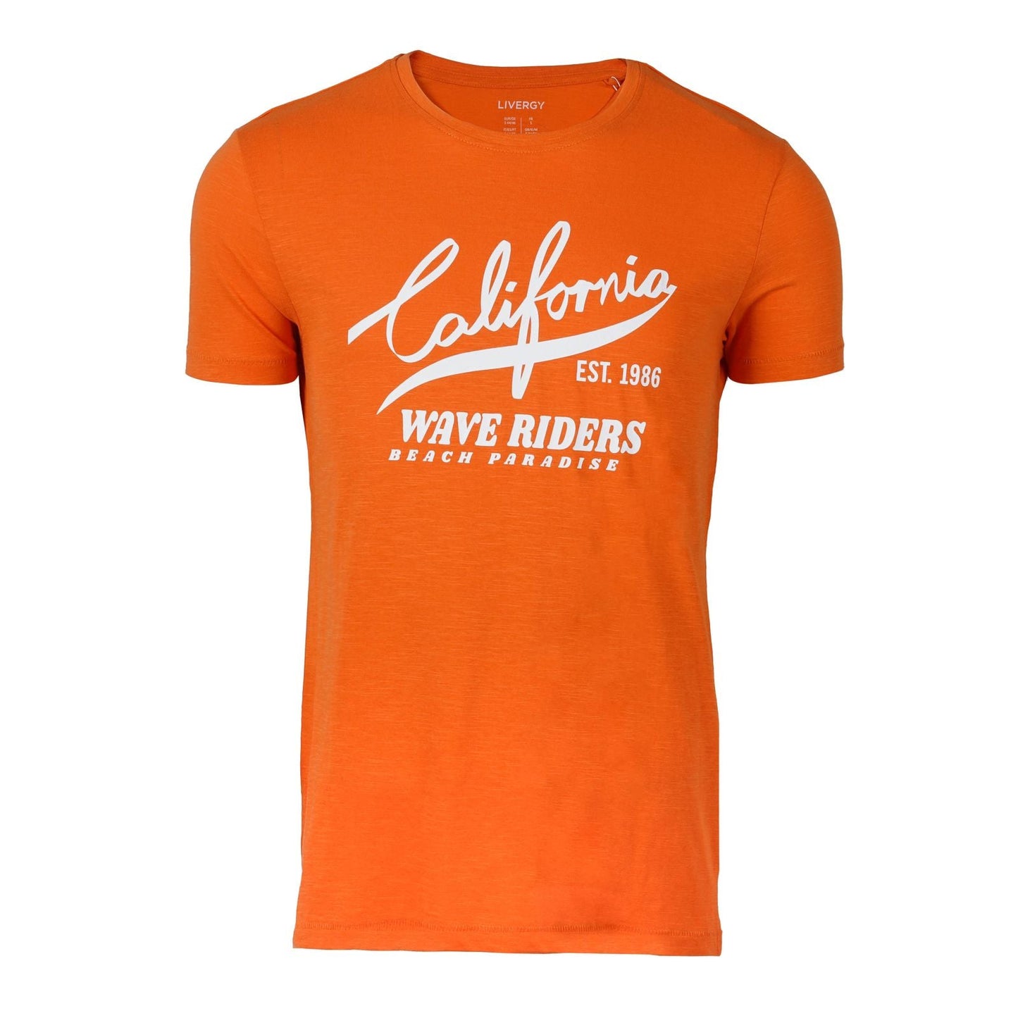 LIVERGY SHORT SLEEVE T SHIRT | ORANGE