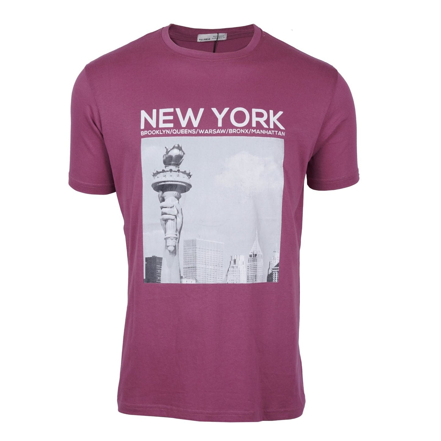 P.U.L.L & B.E.A.R SHORT SLEEVE T SHIRT | TEA PINK