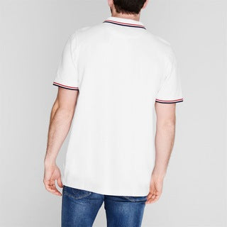 SLAZENGER.-  Men's Polo Tipped Shirt | WHITE