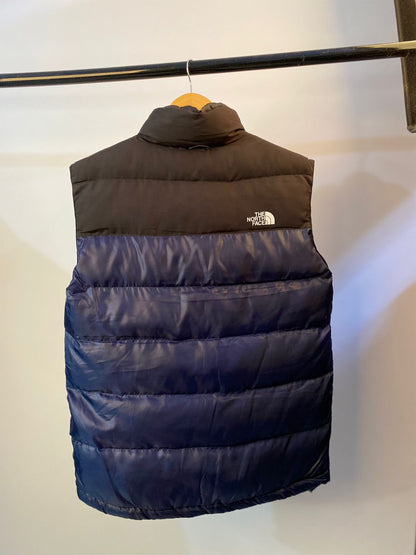 TNF-SLEEVELESS-NUPTSE PUFFER JACKET | BLACK / NAVY