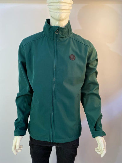 G.M.V GIAN MARCO VENTURI-KNITWEAR-MEN-WATER RESISTANT JACKET | FOREST GREEN