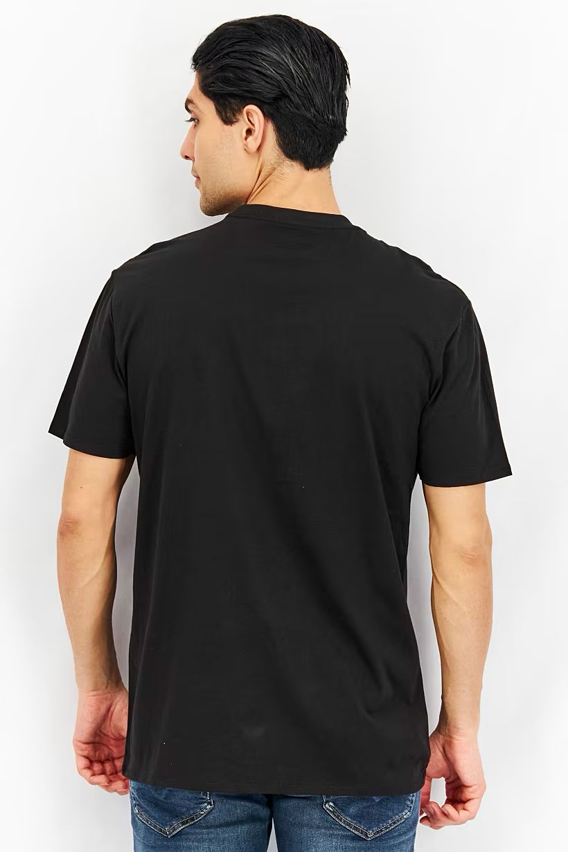 KARL LAGERFELD PARIS-SCRIPT LOGO TEE | BLACK